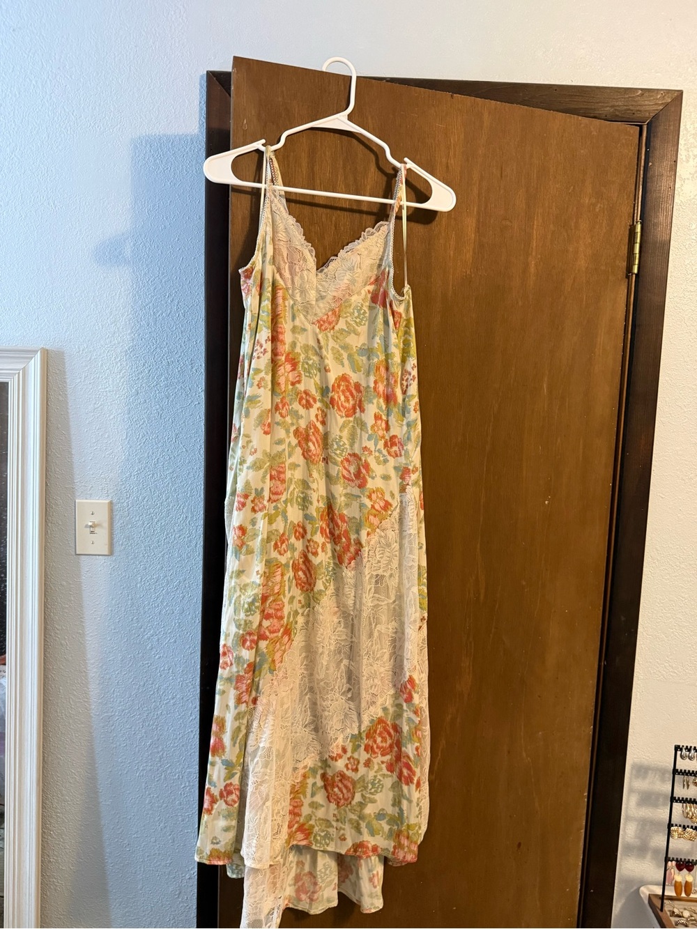 Free People Floral Sheer Lace Maxi Dress - Picture 1 of 5
